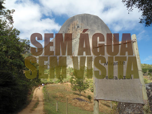 Seca fecha Parque Estadual da Pedra Azul
