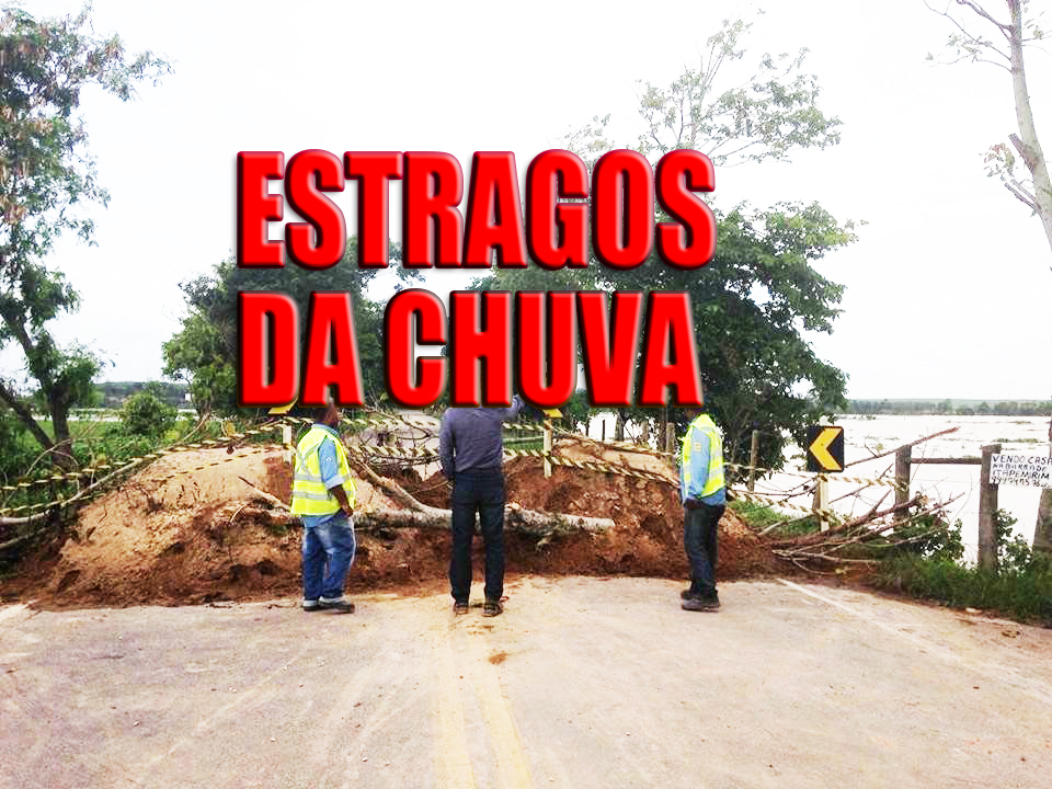 Os estragos da chuva no ES