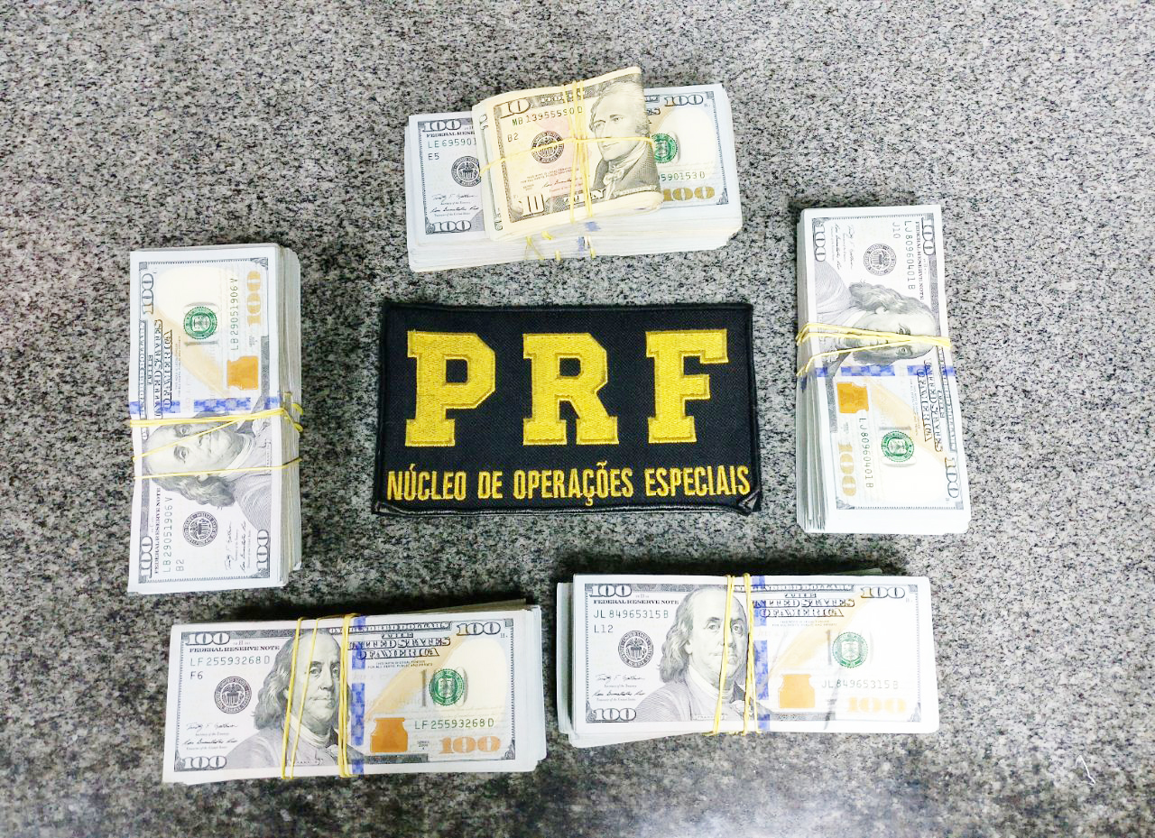 PRF prende dois por suspeita de lavagem de dinheiro